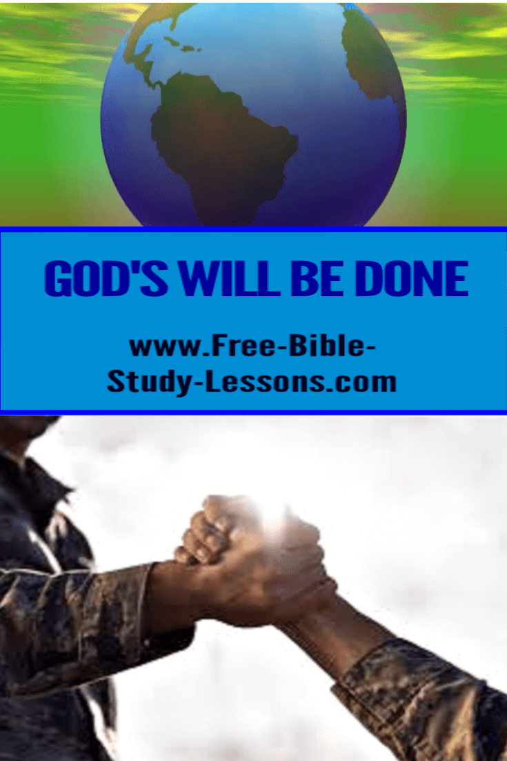 Is God's will be done on earth?  Does it included pain and suffering?