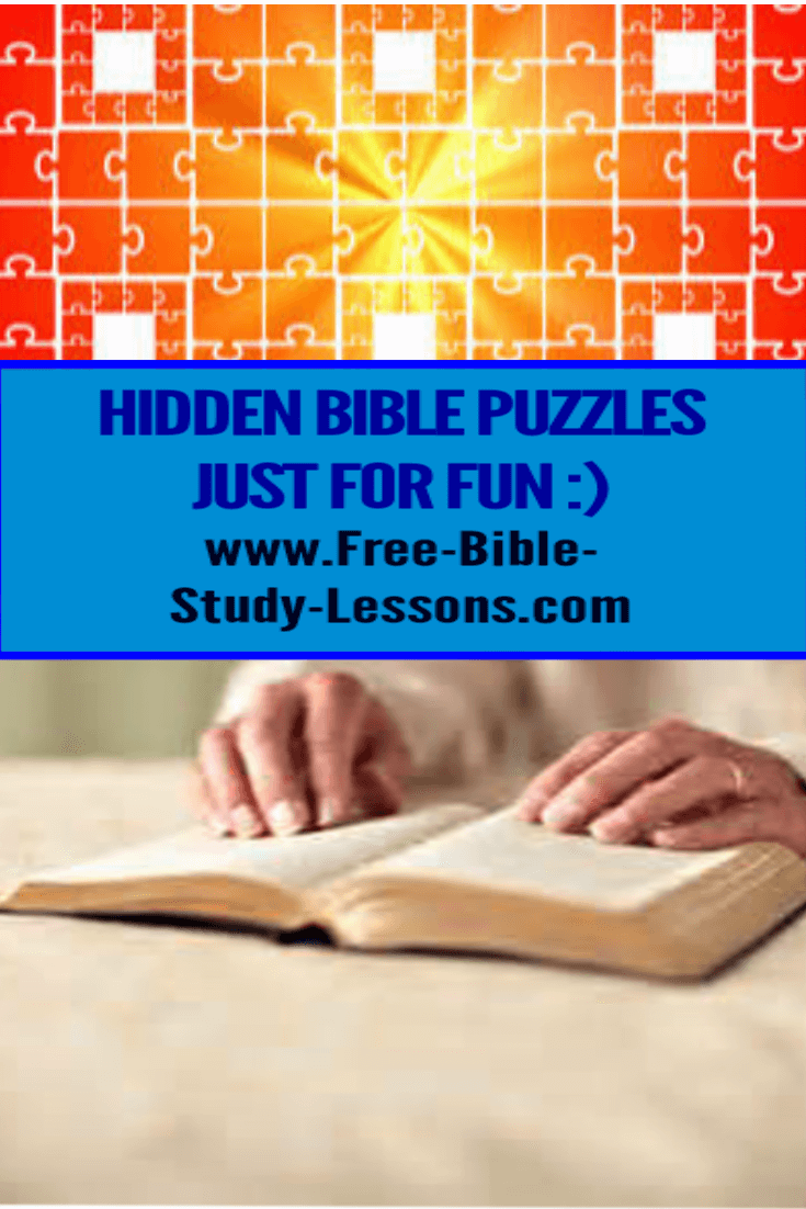 Hidden Bible Puzzles