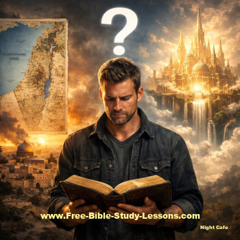 man thinking about natural and spiritual Israel
