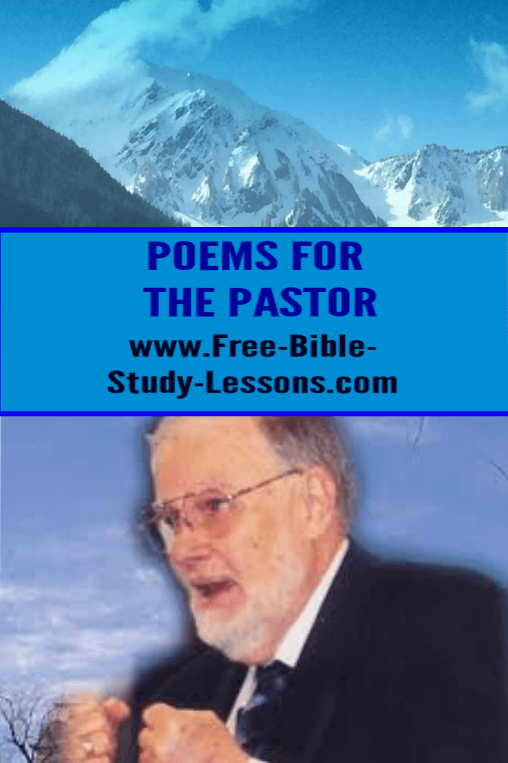 thank you pastor poems