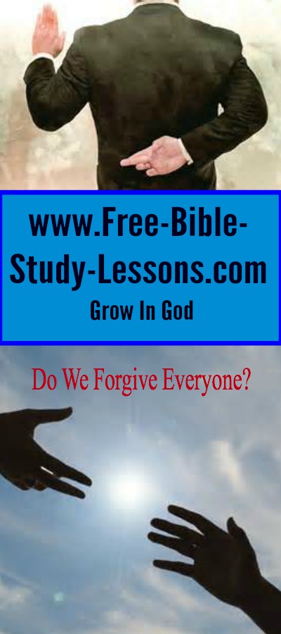 To forgive everyone seems like an impossible task.  What is it that Jesus is really requiring?