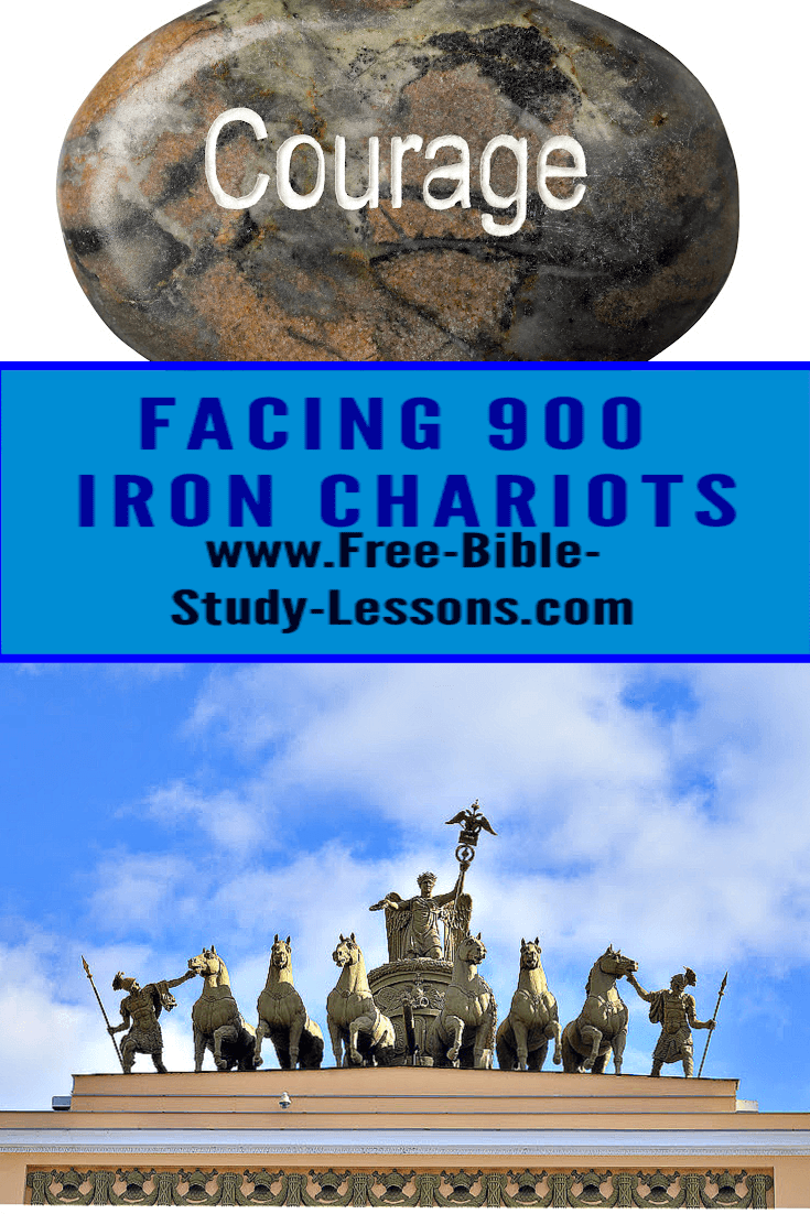 Are you facing overwhelming problems?  Barak faced 900 iron chariots with the Word of the Lord.