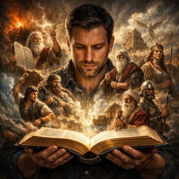 old testament characters coming out of Bible