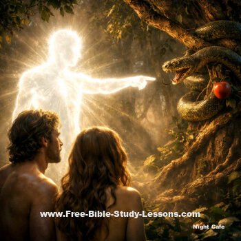 God cursing the serpent
