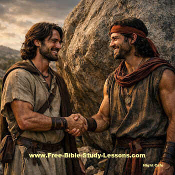 David and Jonathan shaking hands