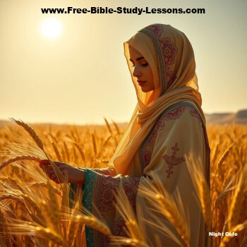 Ruth in grain field